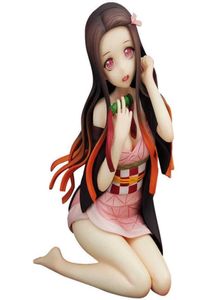 Kimetsu no Yaiba Kamado Nezuko à genoux ver.12cm Anime Figure PVC Action Figure Modèle Collectible Toy Doll Q07224089638