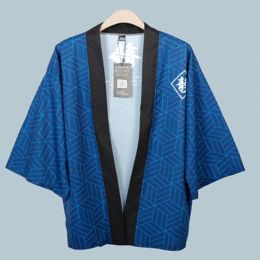 Kimono Haori Summer à plumes à plumes de cajou tissé fleur samurai samurai shirtage chemise robe cardiganen hommes japonais tradition chinoise