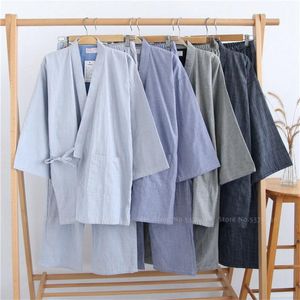 Kimono Sleepwear Homme Femmes Couples Japonais Traditionnel Yukata Robes Pyjamas Ensembles Haori Ao Dai Nightgown Pyjamas Hanfu Tang