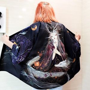 Kimono femmes Yukata Haori japonais Kimono Cardigan Yukata femme japonais Streetwear samouraï japon vêtements Cosplay FF202101