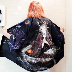 Kimono Vrouwen Yukata Haori Japanse Kimono Vest Yukata Vrouwelijke Japanse Streetwear Samurai Japan Kleding Cosplay FF202101236D