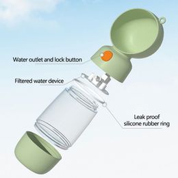 Kimpets Pet Dog Feeder Bowl Buiten Travel Drinkbommen Water Dispenser voor draagbare hondenwaterfles voedsel watercontainer
