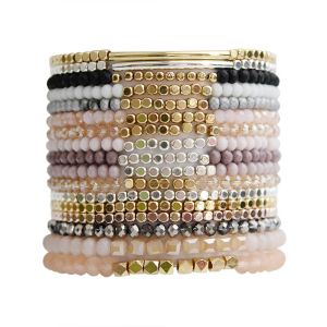 Pulsera de cuentas de cristal Kimter Charm para mujer, 23 estilos, pulseras elásticas de piedra Natural hechas a mano, accesorios de joyería Bangel, regalos X2A