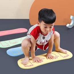 Kindergarten Sensoryiintegration Training Outdoor Equipment Child Jump Capacité sport Synergy Pootgy Board Mat Game Foam Toy 240506
