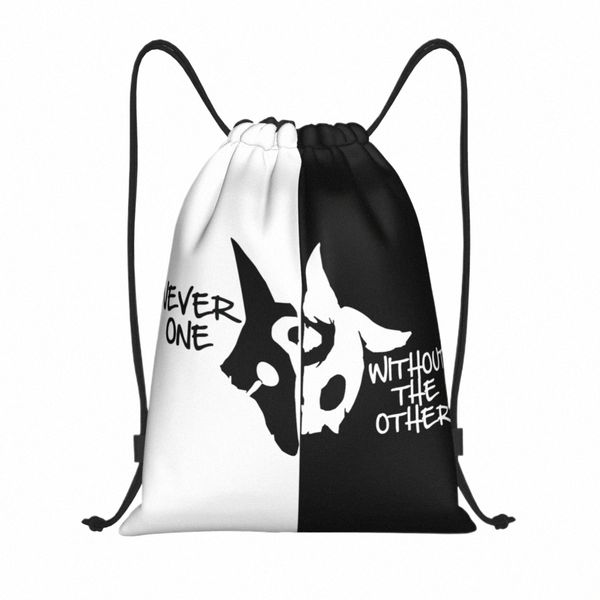 Kindred sac à cordon hommes femmes Portable salle de sport sac à dos légendes jeu de bataille LOL boutique sacs à dos de stockage 9765 #
