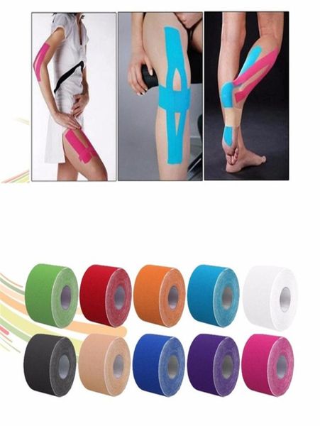 Cinta Kinesio Vendaje muscular Cinta de kinesiología deportiva Rollo Adhesivo elástico Lesión por tensión Etiqueta muscular Cinta de kinesiología ST3041980762