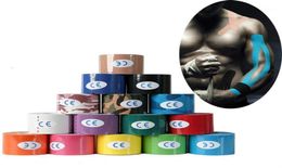 Kinesiology Tape Sport Athletics Elastic Knee Souppe Support de protecteur du coude Pad Volleyball Bandage Kinesio Fixer Tape Tobebands16006566