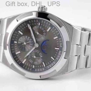 King 4300V automático SUPERCLONE 4300v Mondphasen Male Vacherosn Superwatches Reloj multifunción de lujo diseñador mecánico Acero 8F Fase de luna azul 8L2Y