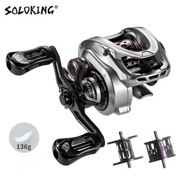 Moulinet de pêche Baitcasting Ultra léger KING Acura 136g BFS moulinet de pêche Baitcasting 7.1/8.1 rapport de vitesse 111BB 4KG puissance Baitcaster 240119