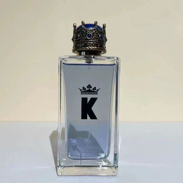 King Crown Marca de lujo Parfum Colonia Queen Q azul claro el único perfume 100 ml Hombre Fragancia encantadora Fragancia para hombres Eau De Toilette 3.3fl.oz Olor duradero