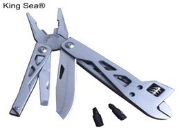 King Sea verstelbare sleutel multi -pliers multifunctionele mes multitool schroevendraaier vouwdang buiten tactische handl -tools y2008738450