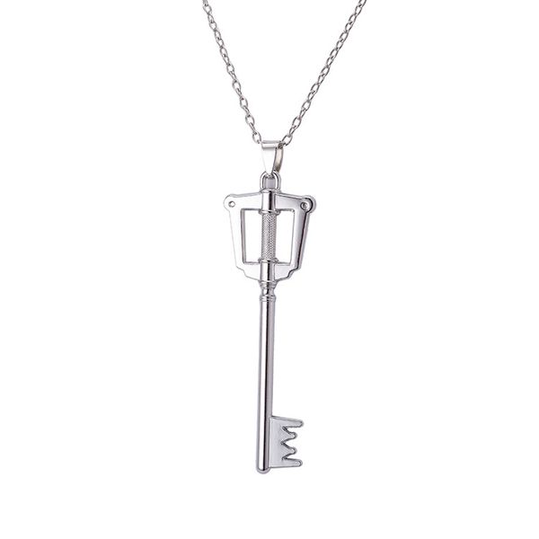 Kingdom Hearts Sora Clé Colliers Pendentifs En Argent Femmes Hommes Cadeau De Noël Bijoux De Mode DROP SHIP