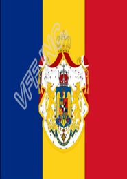 Royaume de Roumanie drapeau national drapeau national 3ft x 5ft Banner en polyester volant 150 90cm drapeau personnalisé en plein air9206595