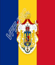 Koninkrijk Roemenië Vlag Nationale Vlag 3ft x 5ft Polyester Banner Vliegend 150 90cm Aangepaste vlag buiten5346486