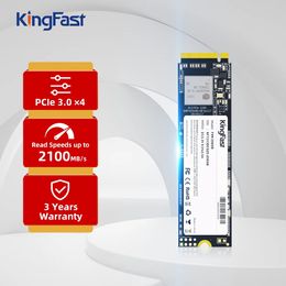 Kingfast SSD M2 NVME 128 Go 256 Go 512 Go 1TB 2TB Solid State Drive M.2 SSD NVME PCIE 2280 Disque dur interne HD pour ordinateur portable Desktop 231221
