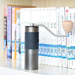 Kingrinder manual coffee grinder portable mill 420stainless steel 38mm48mm burr K0K1 k2 k3 240509