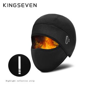 Kingseven Caps Caps Capes d'hiver Bike Windproof Bike Balaclava Glêmes de poule Sports Coureurs Runnwear étanche Riding Keep Warm Mask 231220