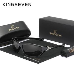 Kingseven Fashion Riding Sunglasses Polarisé UV400 Blocking Eye Protect Biking Men Lunes Femmes Tr90 Classical Eyewear 240402