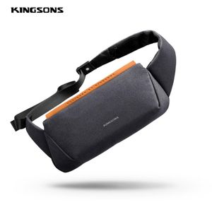 Kingsons petit sac de poitrine sac à bandoulière de haute qualité hommes sacs de messager mâle sac à bandoulière étanche garçon sac à dos de marche Cross Body255j