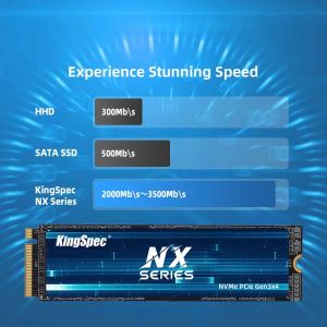 Kingspec SSD M2 NVME 1TB 2TB 512 Go 256 Go SSD M.2 2280 PCIE 3.0 SSD NVME M2 Disque Disque à l'état solide interne Solid