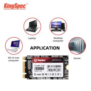 Kingspec SSD M2 SATA SSD 120 Go SSD 240 Go Hard Drive M.2 NGFF SATA SSD 1TB Disque dur interne M.2 2242 HDD pour ordinateur portable de bureau