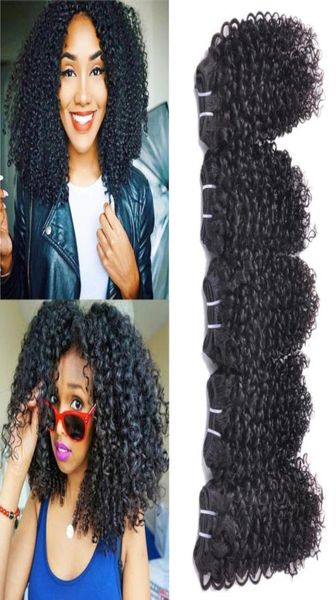 Tejido de cabello humano rizado rizado 5 paquetes malasio 100 cabello virgen sin procesar alineado cabello Remy paquetes de rizos afro45651417507498