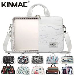 Kinmac Brand Laptop Bag 13314154156 inchlady Women Man Schouder Messenger Handtaskast voor MacBook Air Pro Notebook PC 240408