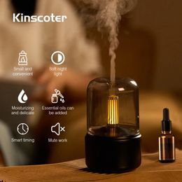KINSCOTER Aromatherapie Essentiële Olie Geurverspreider Elektrische USB Geurverspreider Mini Slaapkamer Ultrasone Luchtbevochtiger 240109