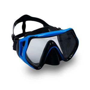 Kinsunfook duikmasker panoramisch gehard glas met neus anti -mist snorkelende bril volwassen en adolescent zwemmen 240407