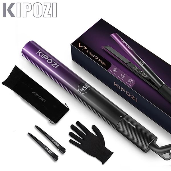 Kipozi Hair lissener V7 / V5 Plaque de fer électrique Construction CONTRÔLE CHAUFFICATE