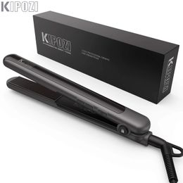 Kipozi Professional Hair Flat Iron 2 in 1 krultjes Verstelbare temperatuur snelle verwarming rechteiger rechtmaken 240423