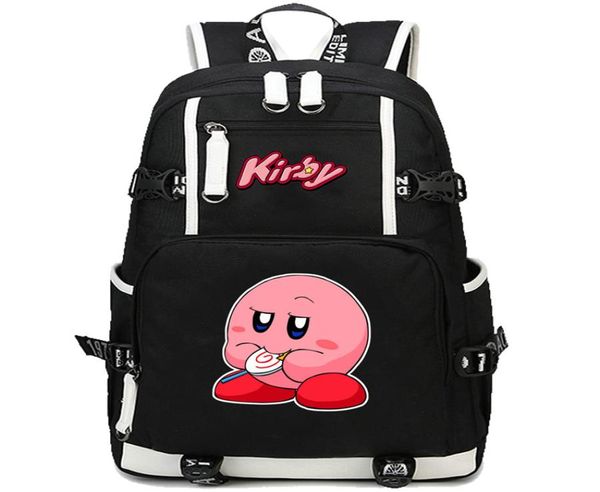 Kirby Mochila Daypack Game Game Bolsa Escolar Leisure Rucksack Sport School Bag Pack75064447