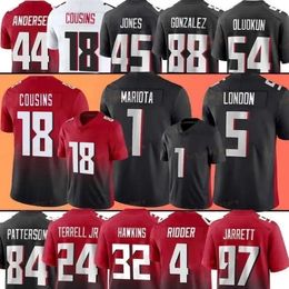 Kirk Cousins ​​Bijan Robinson Jerseys de fútbol Drake Londres Kyle Pitts Michael Vick Younghoe Koo Jessie Bates III Patterson AJ Terrell Darnell Mooney Tyler Allgeier