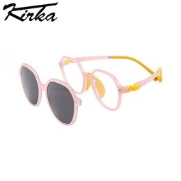 Kirka Goggles voor kinderen zonnebril Zonnebril Eyewear Child -bril Optisch met zonnebrillen Lens Myopia reizen Student Gafas de Sol 240417