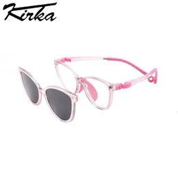 Kirka Gafas de sol para niño, niño y niña, gafas UV400, gafas polarizadas protectoras, gafas de sol magnéticas para niños, gafas ajustables de moda 240322