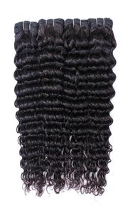 Kisshair Virgin Brésilien Deep Curly Vierge Hair Extensions