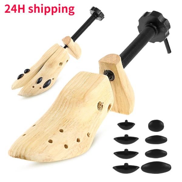 Kit 1 PCS Wood Shoer Coutien Shoeter Tree Flats Shoe Extender Boots Shoe Support Shapers Home Shoe Tree Shoe Care Tool Tool Shoe Protector