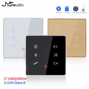 Kit Amplificador de compatibilidad con Bluetooth en la pared USB SD Music Panel Sistema de audio Smart Home System Stereo Hotel Restaurant Inn Car