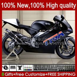 Body Kit voor Aprilia RSV125RR RSV RS 125 R RR 125RR 99-05 36NO.72 RS-125 RS4 RSV125 RS125 99 00 01 02 03 04 05 RSV-125 1999 2000 2001 2002 2003 2004 2005 Kuiken platte zwarte blk