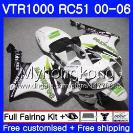 Kit voor Honda Hannsgree Stock VTR 1000 RC51 2000 2001 2002 2003 2004 2005 2006 257HM.42 RTV1000 SP1 SP2 VTR1000 00 01 02 03 04 05 06 FUNLING