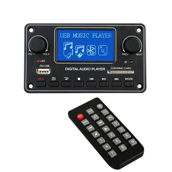 Kit tdm157 mp3 lecteur de player de décodeur carter de haute qualité lecteur audio numérique USB SD Bluetooth FM Music Player Module Car