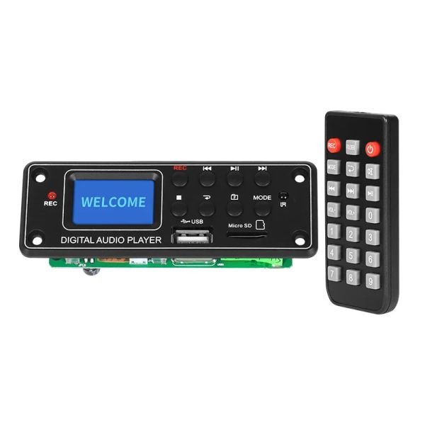 Kit tpm006c module de décodeur de lecteur mp3 de haute qualité USB SD BT FM AUDIO Player Board Ditigal Audio Player Car