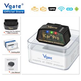 Kit vgate icar pro elm327 v2.3 OBD 2 OBD2 outils de diagnostic de voiture scan Elm 327 WiFi Bluetooth 4.0 pour le scanner automatique Android / iOS ODB2