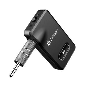 Kit Zestage BH129 Bluetooth Audio Receiver V5.0 Adaptateur sans fil CVC6.0 Annulation du bruit Mic Hands Free Calling Double Link pour la voiture