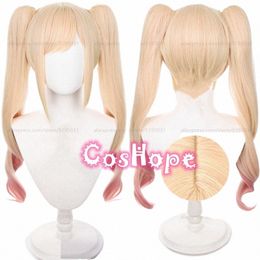 Kitagawa Marin Maid Cosplay peluca Pytail peluca Blde peluca rosa Cosplay Anime pelucas sintéticas resistentes al calor 35mI #