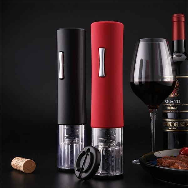 Accessoires de cuisine Ouvre-bouteille électrique Tire-bouchon à vin rouge automatique Ouvre-bouteilles Fournitures de cuisine Outils d'ouverture Gadgets pour la maison 201223