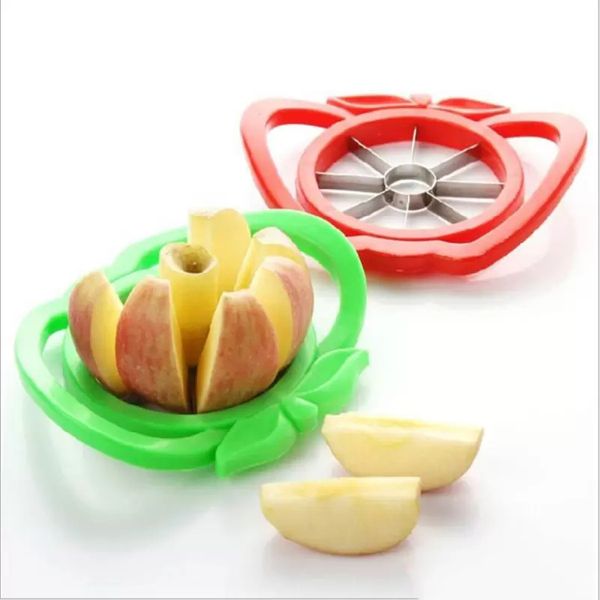 Cocina Apple Slicer Corer Cutter Pera Fruit Divider Tool Mango cómodo para cocina Apples Peeler Tools