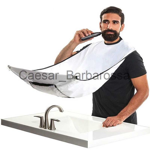 Tablier de cuisine homme tablier de salle de bain homme barbe tablier rasoir titulaire cheveux rasage barbe attrape tissu floral imperméable ménage nettoyage protecteur x0630