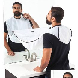 Tablier De Cuisine Hommes Rasage Ménage Barber Barbe Réparation Transparent Ventouse Drop Delivery Maison Jardin Salle À Manger Bar Dhfig