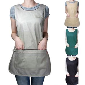 Keukenschorten voor vrouw unisex katoen werkende mannen slager boekwinkel koken bakkoffie chef wookwear 220507